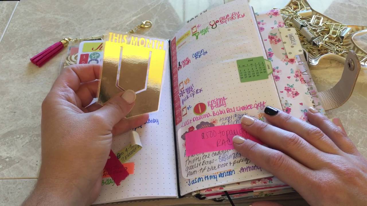 Wide traveler's notebook fauxdori planner setup