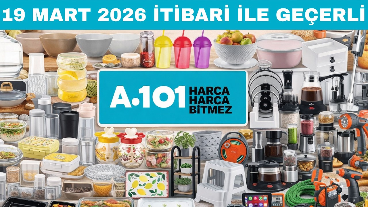A101 19 MART 2026💥MUTFAK VE BAHÇE İÇİN İHTİYACINIZ OLAN ÜRÜNLER | ORGANİZERLER | BAHÇE ÜRÜNLERİ