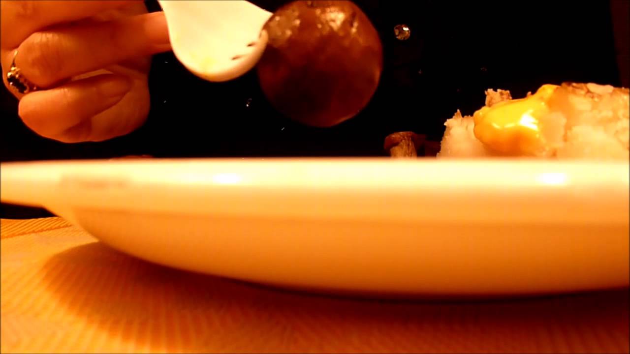 ASMR: Eating Ribeye Steak Dinner