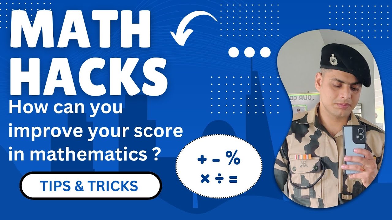How can you improve your score in mathematics. By Anand Chaurasiya HCM BSF.