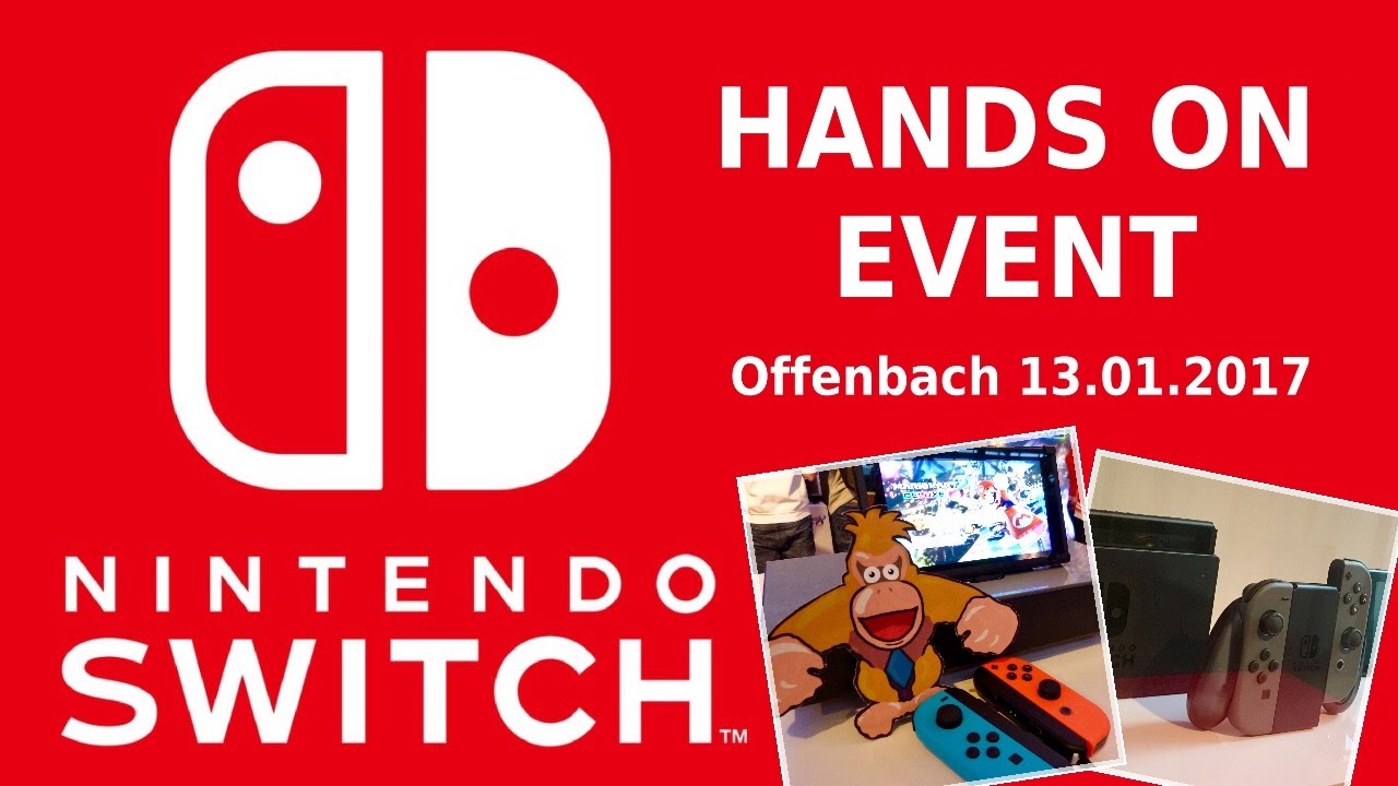 Nintendo Switch HandsOn Event Offenbach 13.01.2017 