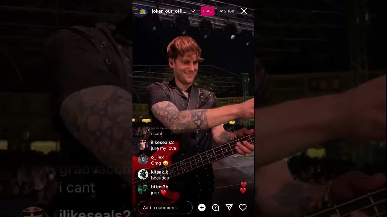 Livestream Joker Out concert Ptuj 29/7/2023