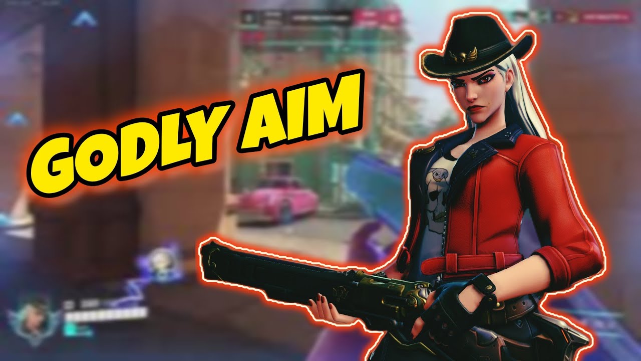 9 minutes of hitting every shot as Ashe on controller in Overwatch 2