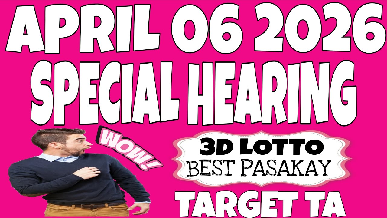 SWERTRES HEARING TODAY APRIL 06 2026 | MONDAY BEST HOT COMBINATIONS