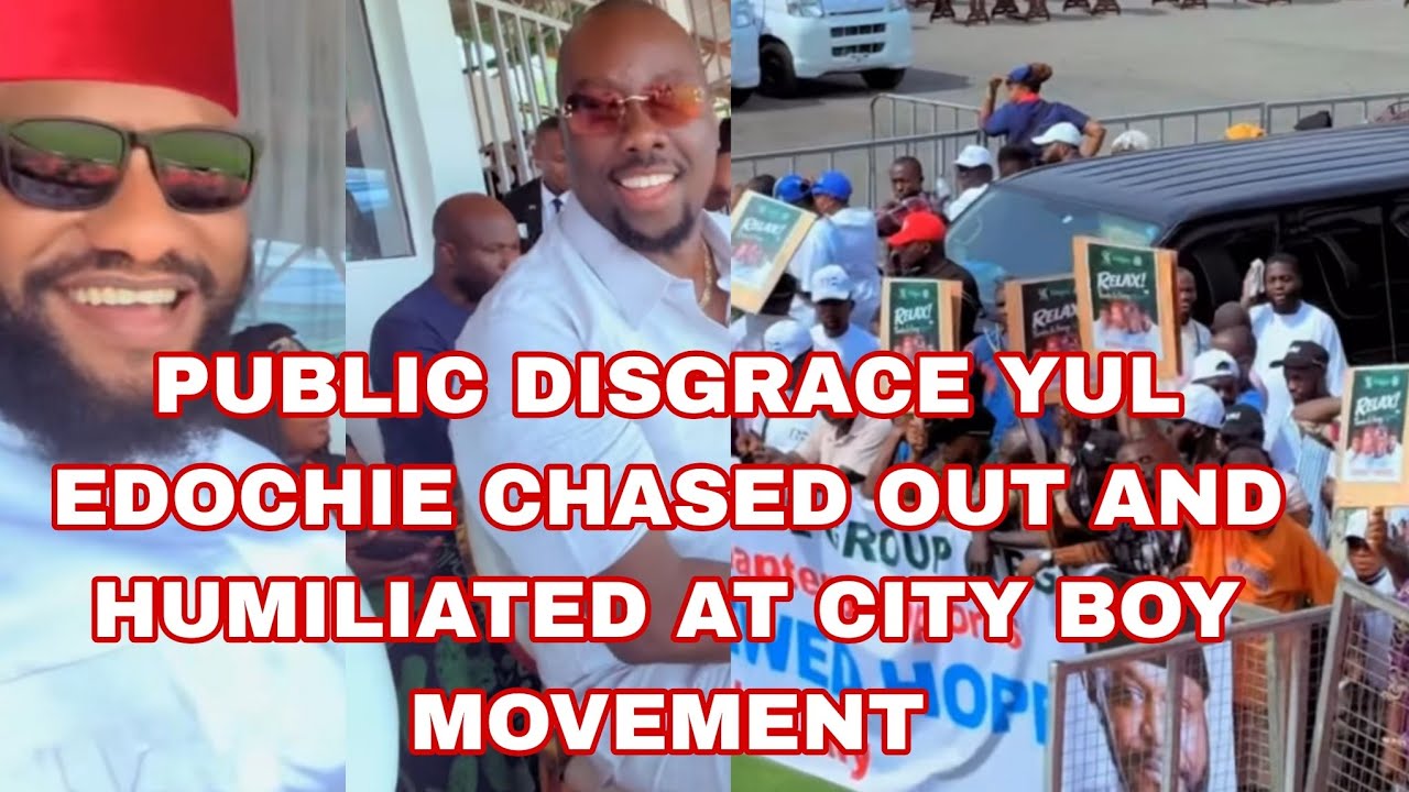 PUBLIC DISGRACE YUL EDOCHIE CHASED OUT AND HUMILIATED AT CITY BOY MOVEMENT IN OWERRI 