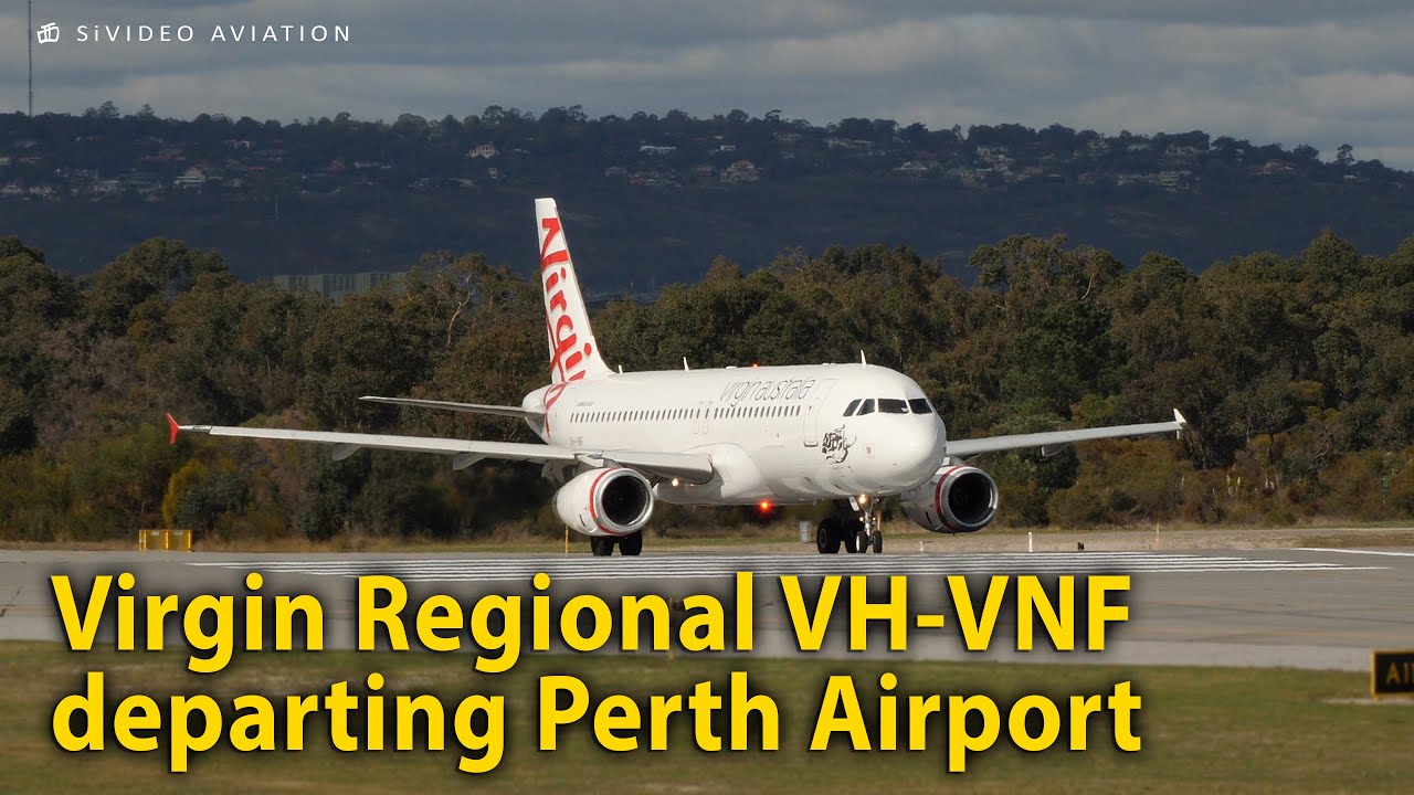 Now retired - Virgin Australia Regional Airlines (VH-VNF) departing Perth Airport on RW03.
