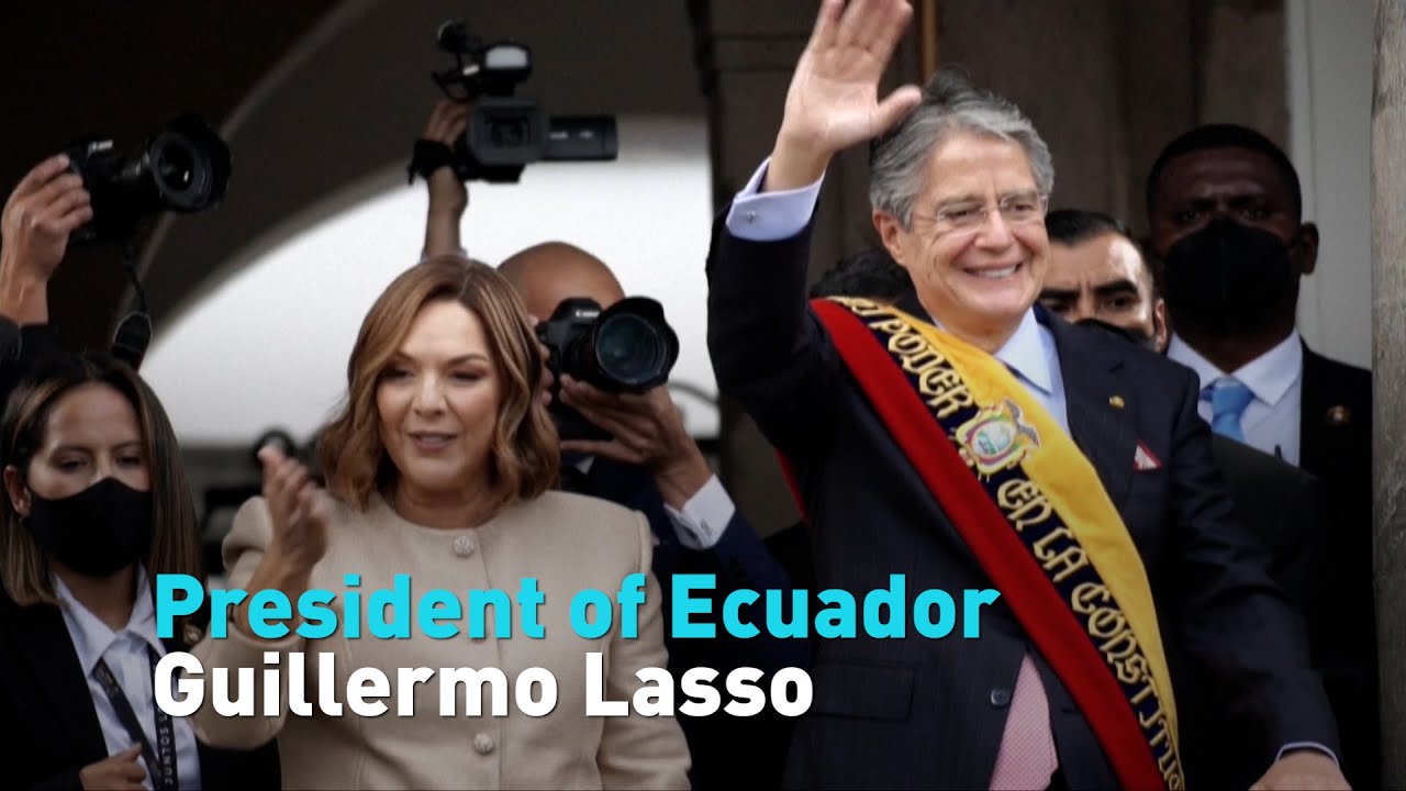 Guillermo Lasso is the new president of Ecuador