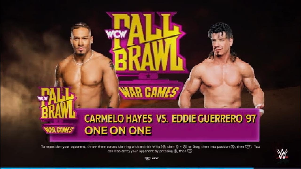 WWE2K25 - Dream Match - Carmelo Hayes vs Eddie Guerrero - PS5 Gameplay