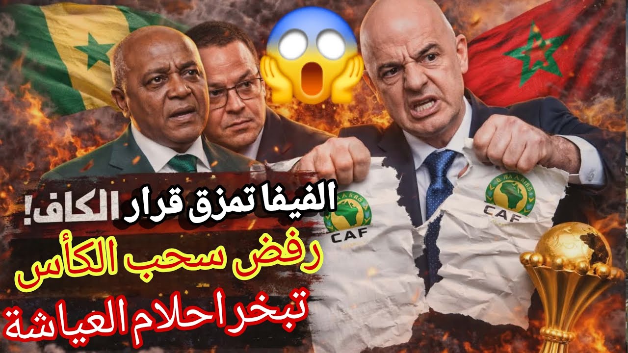 خبير دولي مغربي يعترف الفيفا ترفض اعتماد قرار الكاف الحكم الاخير بيد محكمة التاس والكأس مستحيل 