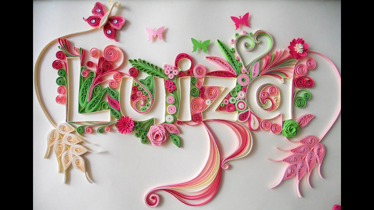 Quilling Typography Tutorial