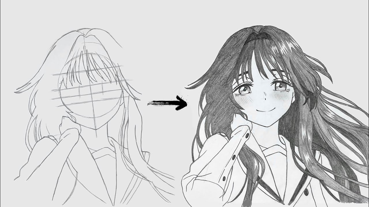 How to Draw Waguri Kaoruko Easy Step by Step | From The Fragrant Flower Blooms With Dignity