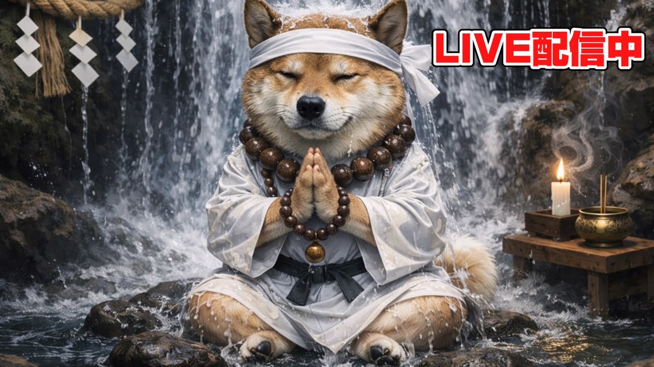 柴犬シャワー中
