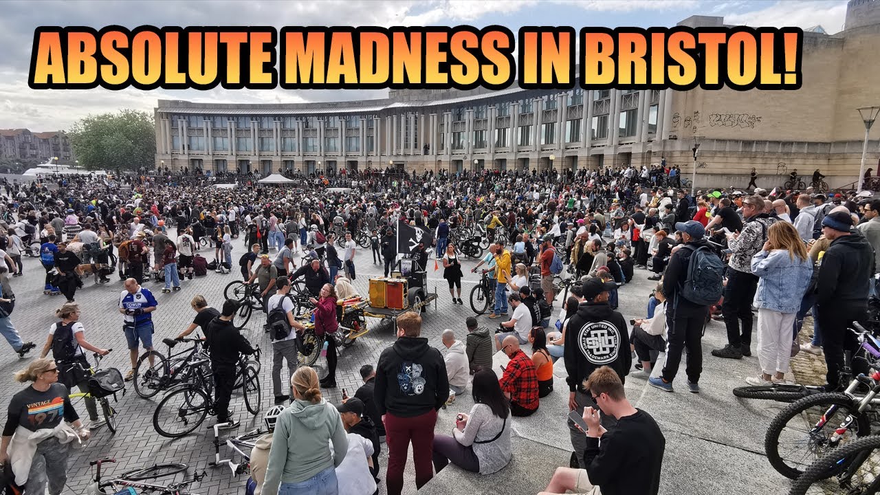 Drum and bass on a bike Bristol 2025
