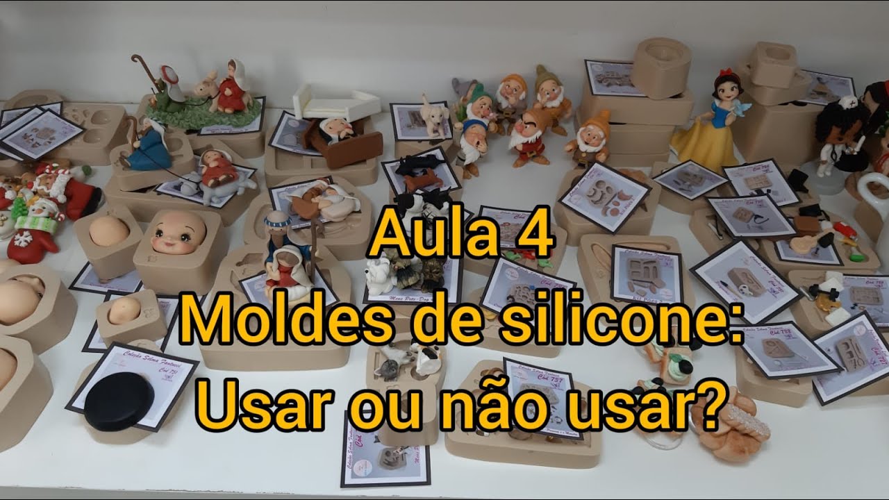 Como começar no biscuit - Aula 4 - Moldes de silicone: usar ou não usar?