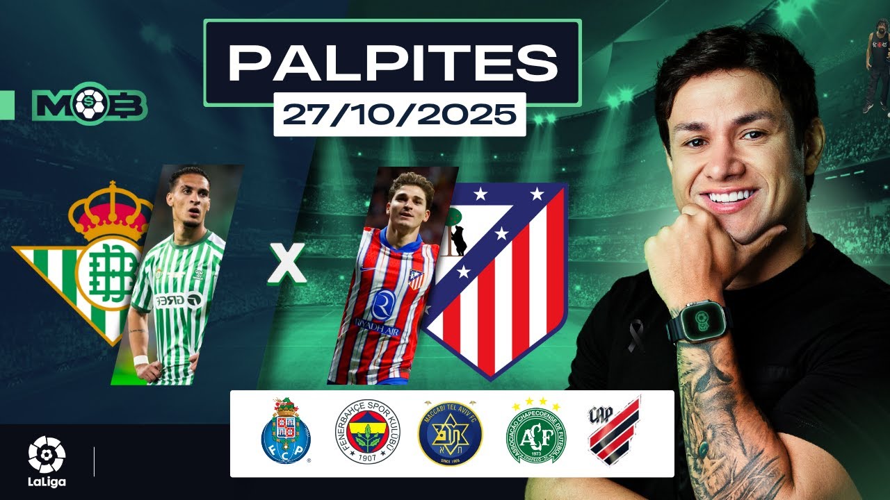 PALPITES DE FUTEBOL PARA O DIA 27 10 2025 + BILHETE PRONTO (SEGUNDOU NO MUNDO BET)
