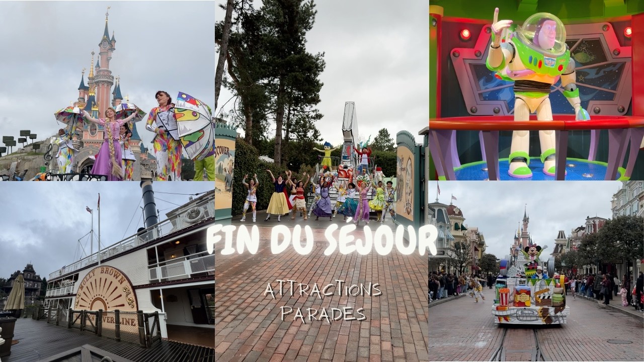 Derniers moments à Disneyland Paris ✨ attractions & dernières parades