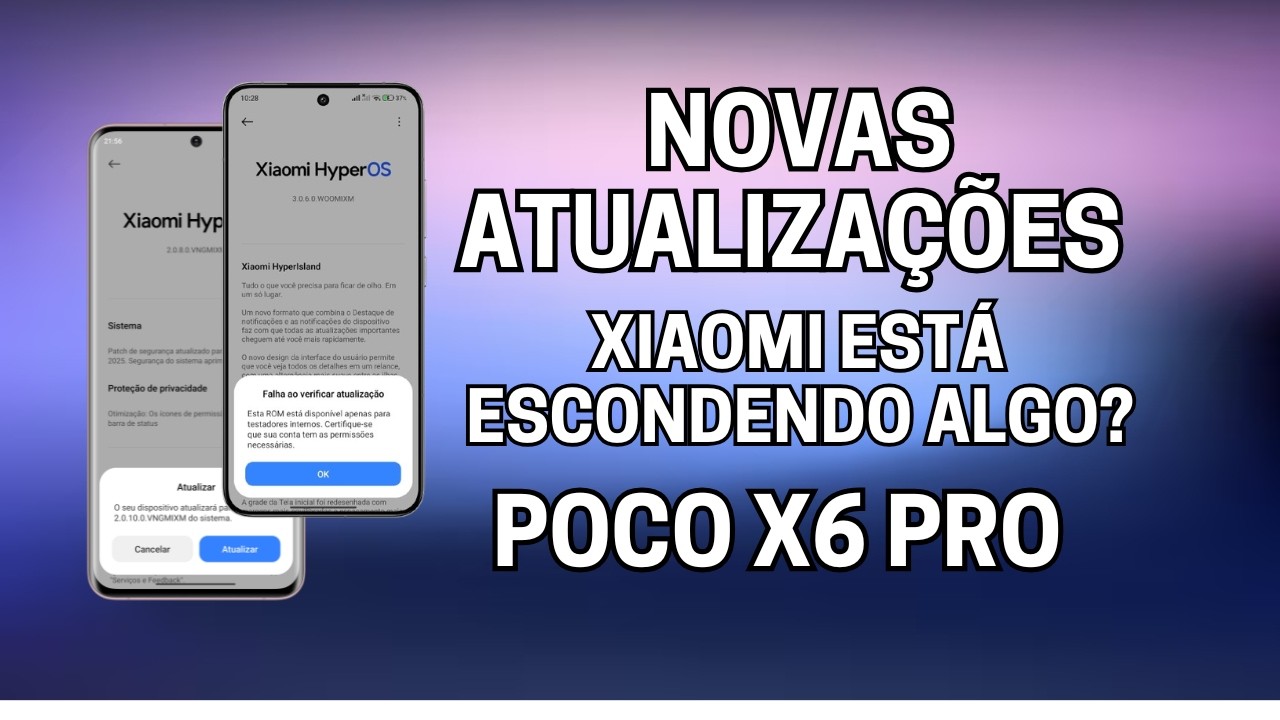 POCO X6 Pro ganha HyperOS 3 e já tem HyperOS 3.1 em testes — o que muda?
