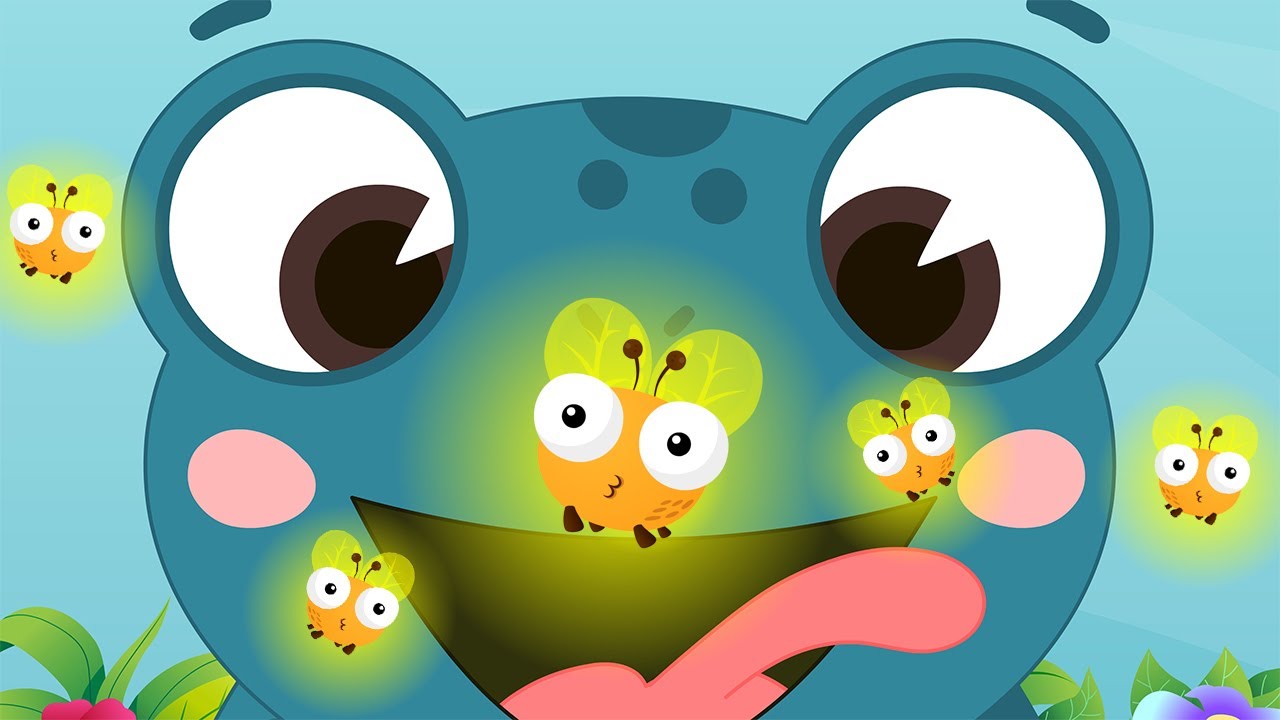 Five Little Speckled Frogs 🐸 - Preschool Songs & Nursery Rhymes for Circle Time