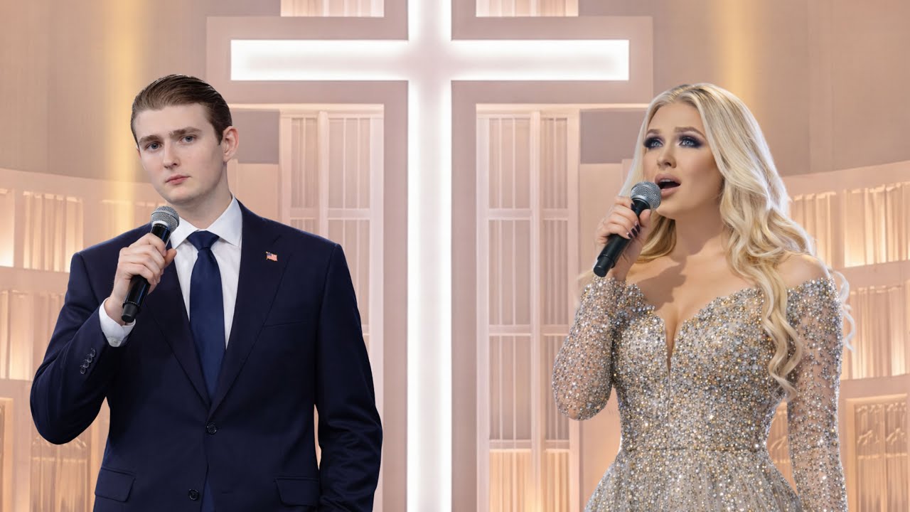 HAPPY NEW YEAR, JESUS WALK WITH US | Barron Trump & Erika Kirk | New Year Worship Duet|AI Music