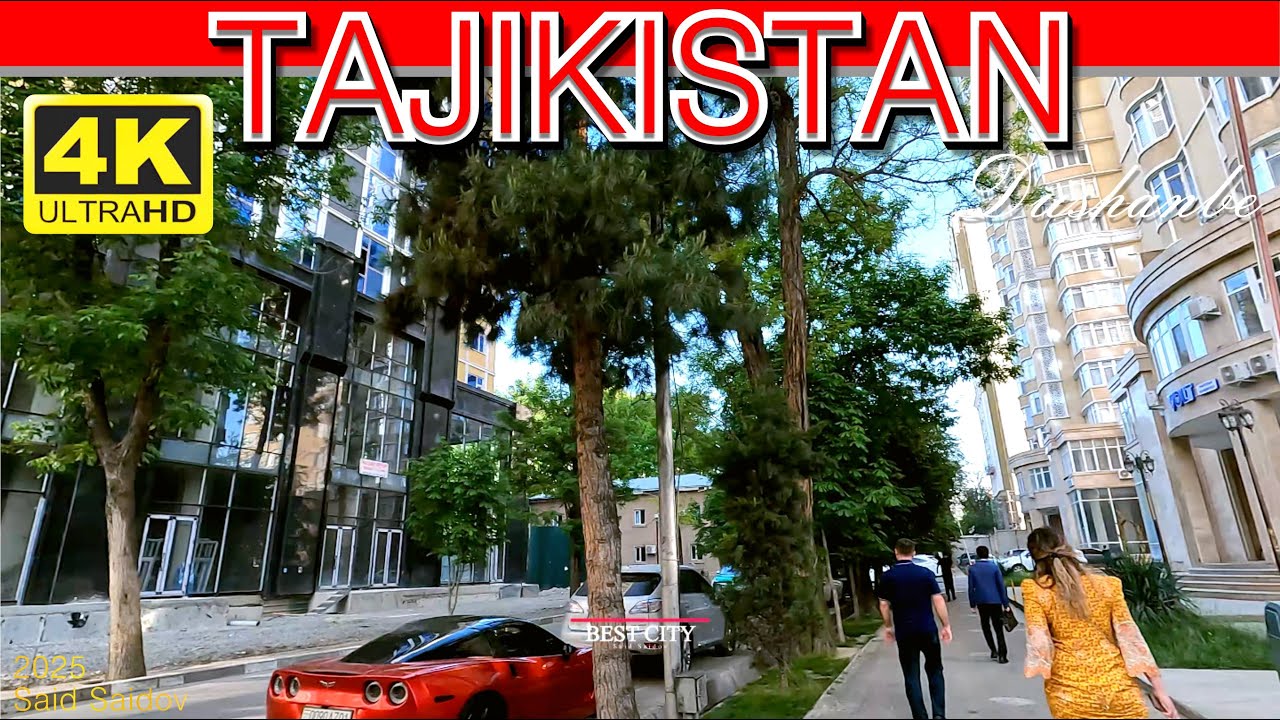 4K Tajikistan 2025 улица Бофанда, Бонки милли, Опера ва балет Said Saidov #tajikistan #dushanbe #tj