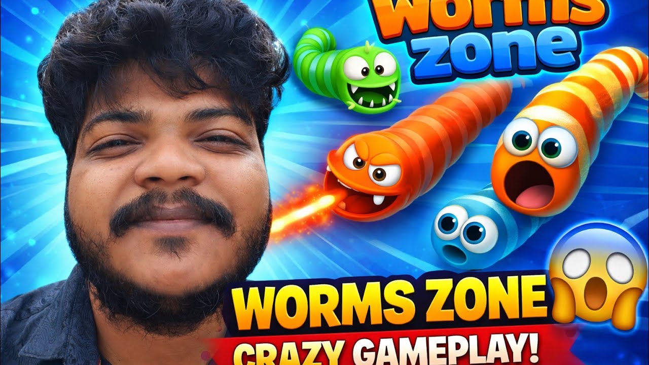 i create world largest worms 🐛🪱 worms zone live 🐛