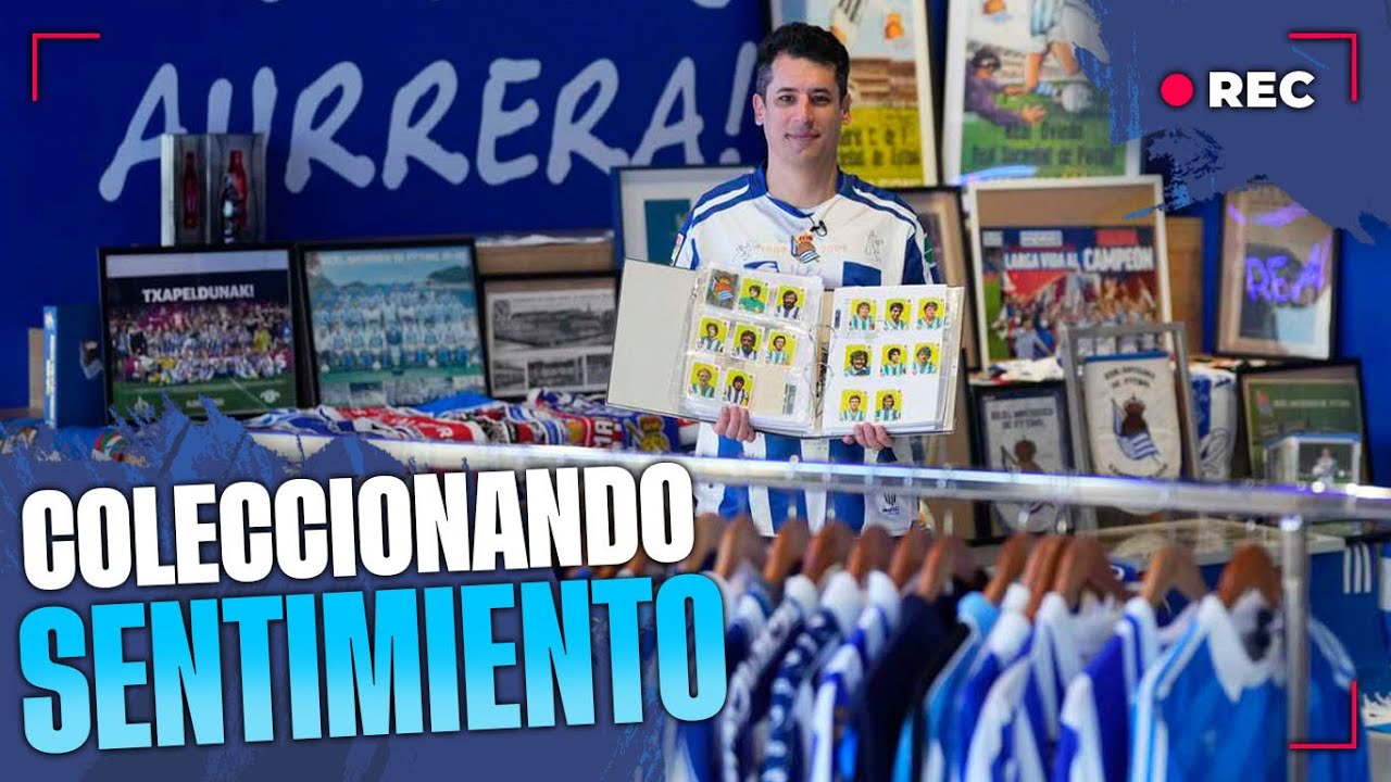 Día del Coleccionista | 😳 Alan nos enseña su ‘santuario’ 💙| Real Sociedad