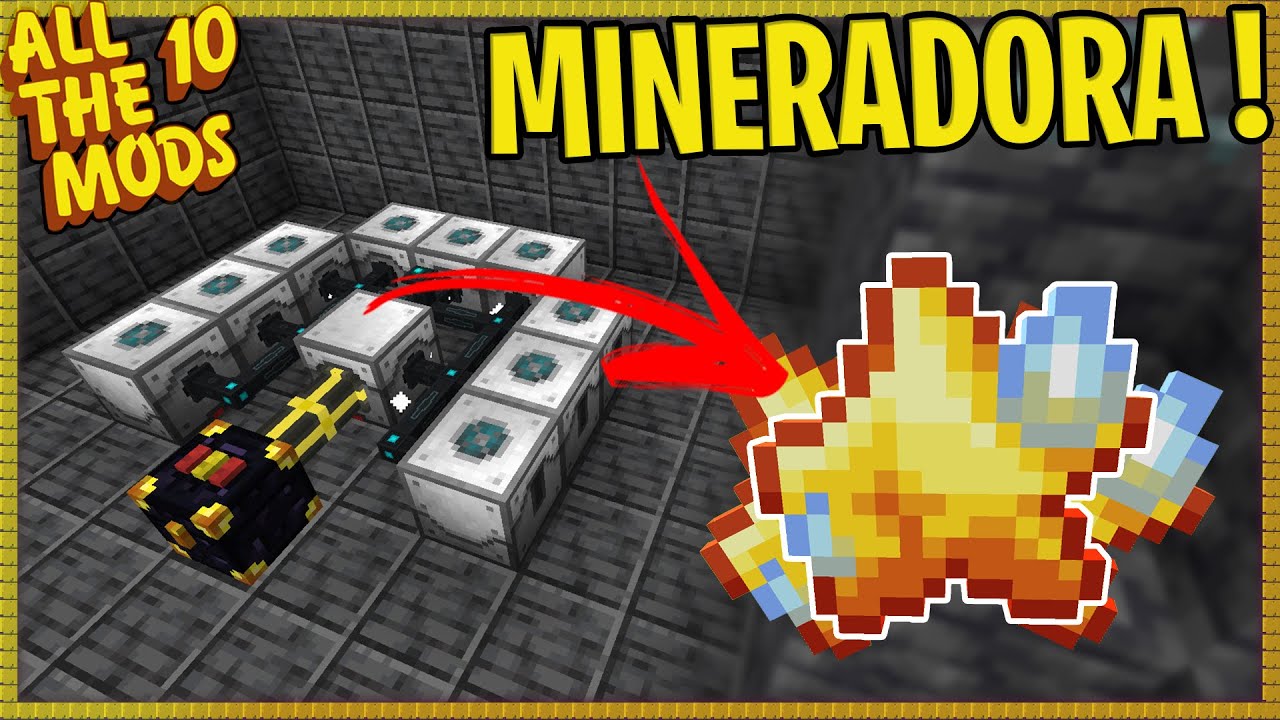 A MINERADORA DE ALLTHEMODIUM E APPLIED+ !!!! Atm 10 #04