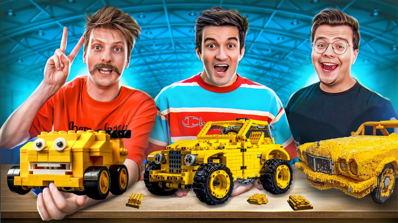 CINE CONSTRUIEȘTE MAI BINE DIN LEGO CÂȘTIGĂ CHALLENGE !!