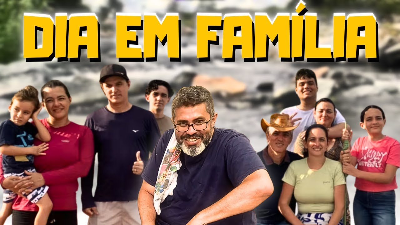 FUI COM A MINHA FAMÍLIA EM UM RIO! ❤🏞