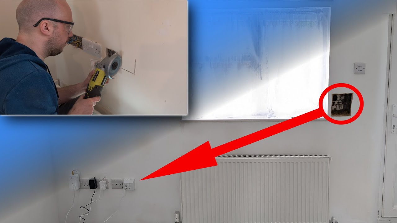 DIY Moving BT Master Phone Socket and Fixing Electrical socket