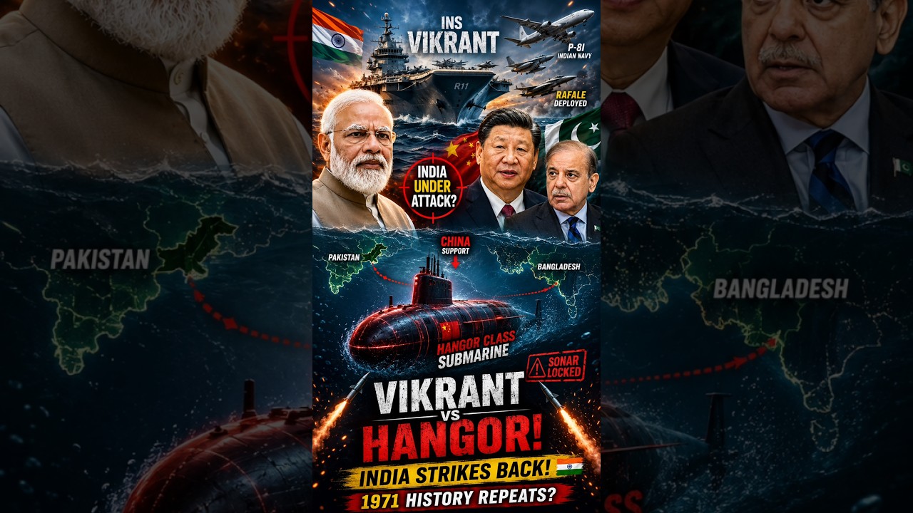 1971 Repeat? India's INS Vikrant DESTROYS Pakistan's Submarine Plot in Bay of Bengal! 🇮🇳🔥