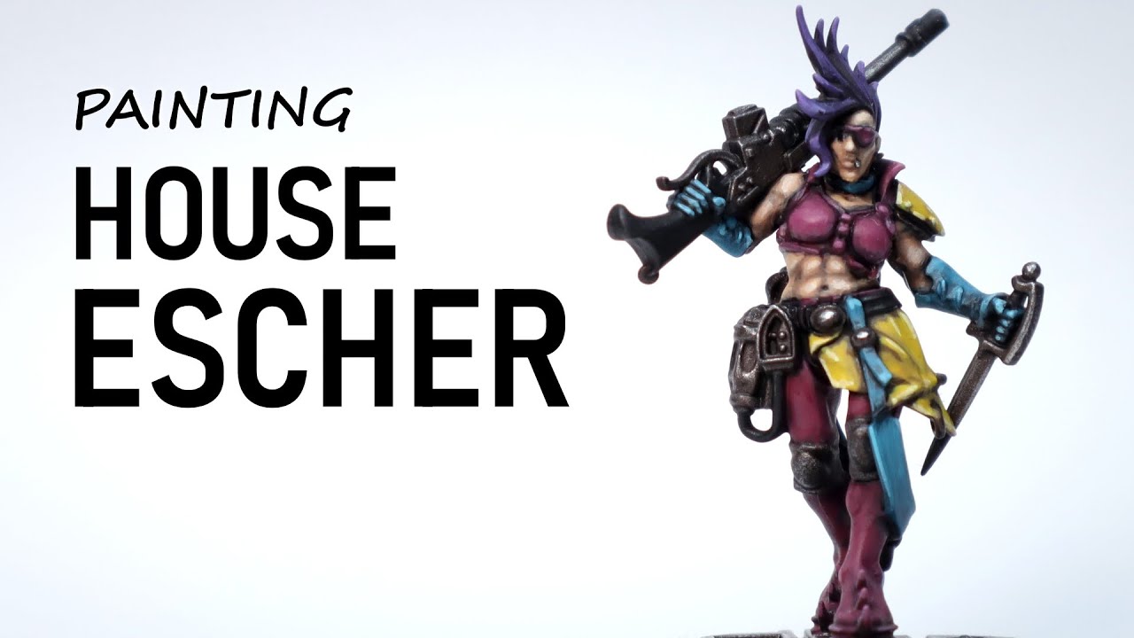 Painting Necromunda ESCHER! (90's Inspired Scheme!)