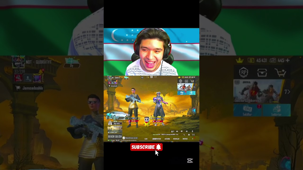 KEYINGISI KIM BO&rsquo;LSIN🔥😱 #pubgmobile #boybobo #pubg #trending #shorts