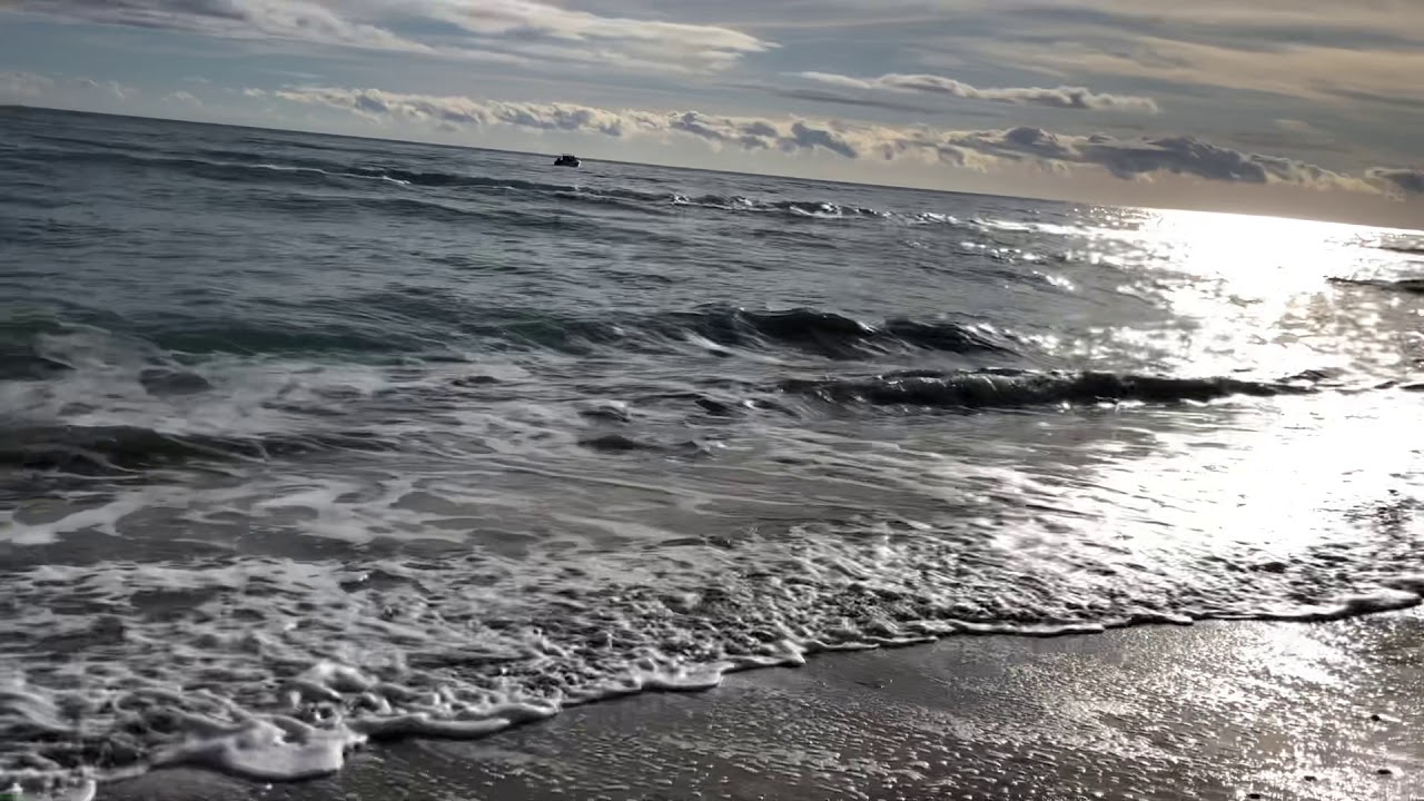 La plage, la mer en hiver