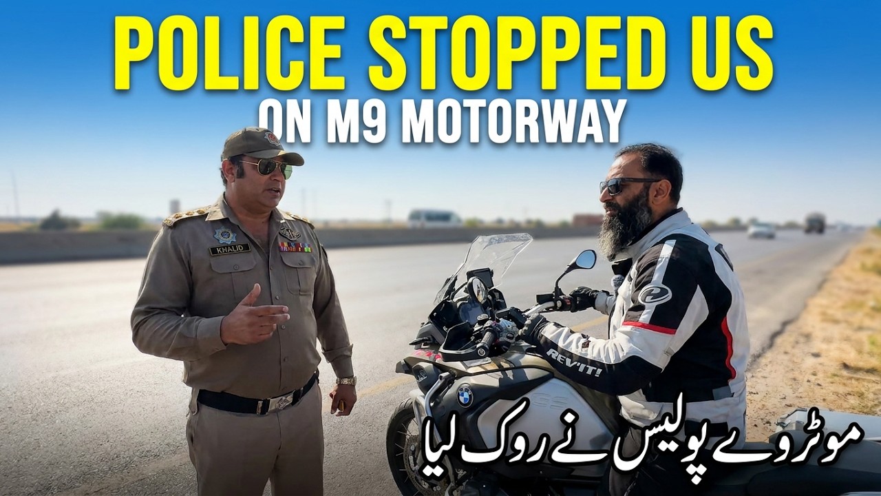 Winter Camping Ride to Miani Forest Sindh | Motorway Police Stopped Us on M9