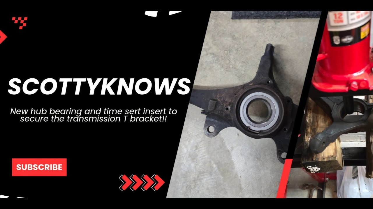 Honda Del Sol - Tapping the B18C1 GSR Transmission to secure the T-Bracket & Hub Bearing Replacement