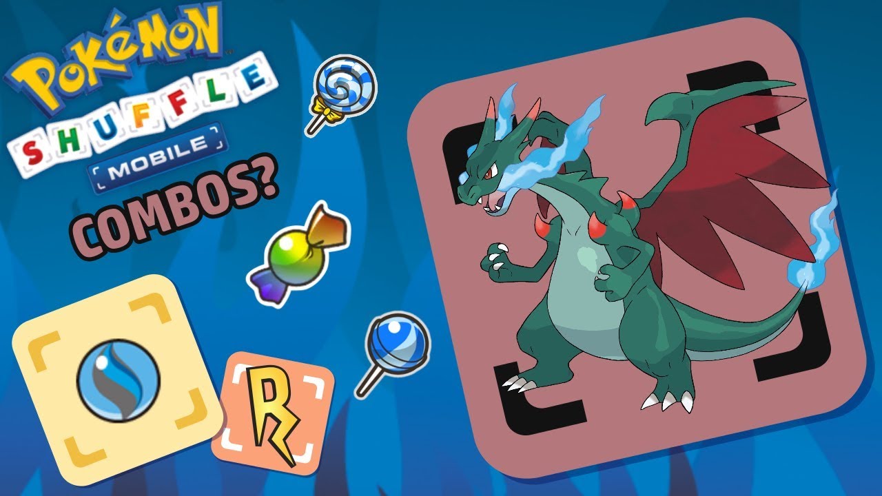 Pokémon Shuffle Mobile | MEGA-CHARIZARD X SHINY!! Competición