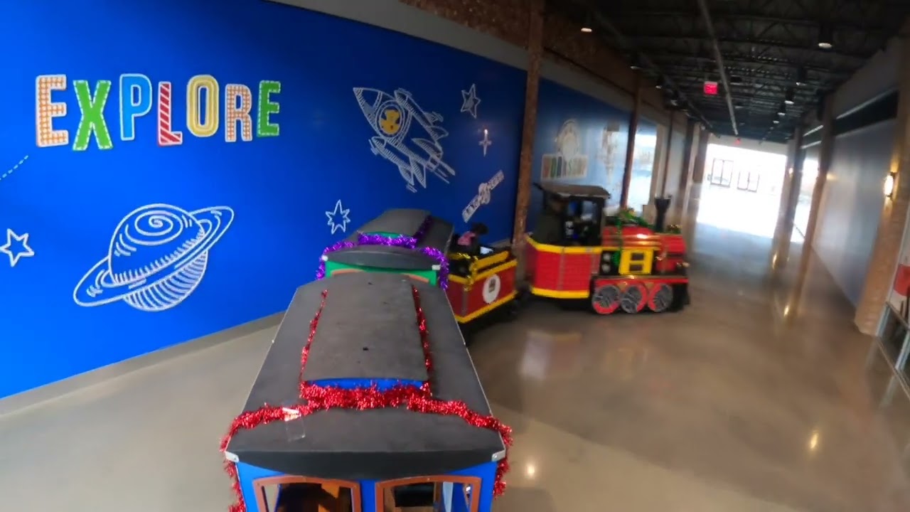 All Aboard The Liberty Center Express, Top Of The Train View, A Wattman Mini Express, One Lap Around