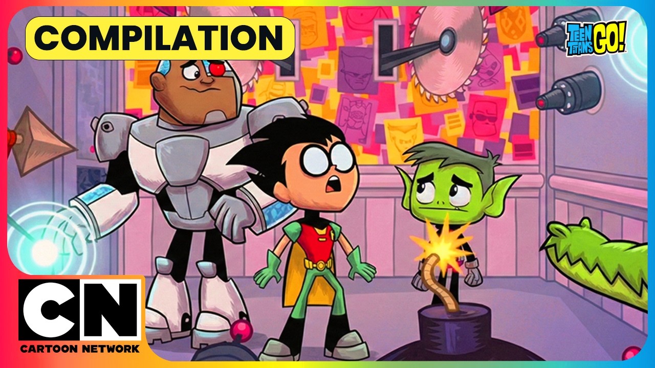 Cyborg Pressed ALL the Buttons!🤖😂| Teen Titans Go😜| Kids Cartoon🤓| @cnindia