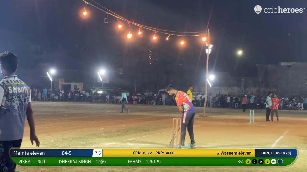 Live Cricket Match | Mamta eleven vs Waseem eleven | 25-Oct-24 10:07 PM | SPL Season-4(Semi Final)…