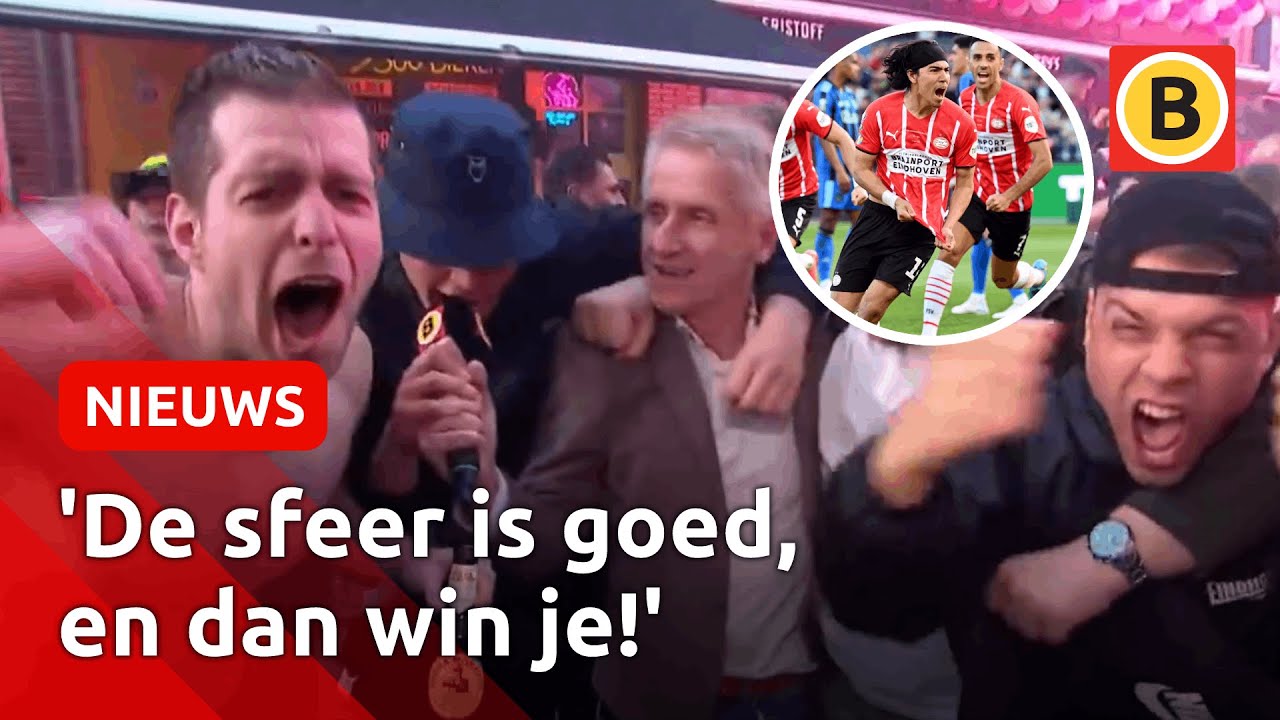Groot feest op Stratumseind na Bekeroverwinning PSV | Omroep Brabant