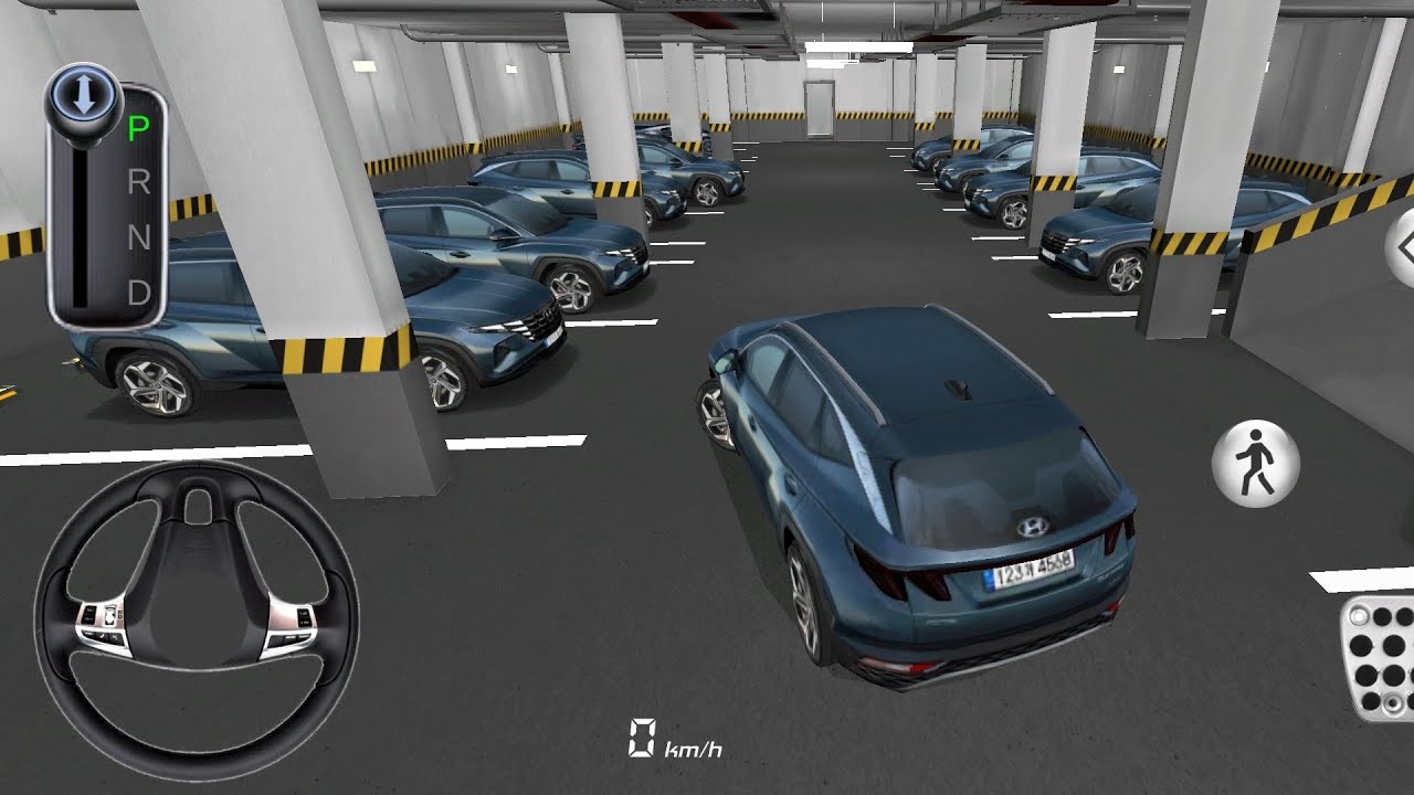 Collect All New  Hyundai Tucson Car Parking in underground–3D Driving Class Android gameplay 2024
