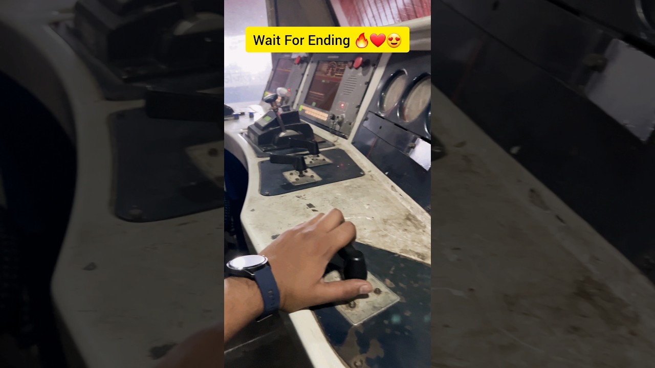 wdp4d cab ride, wdp4d locomotive horn, loco pilot job vlog #railway #locopilot #train #shorts