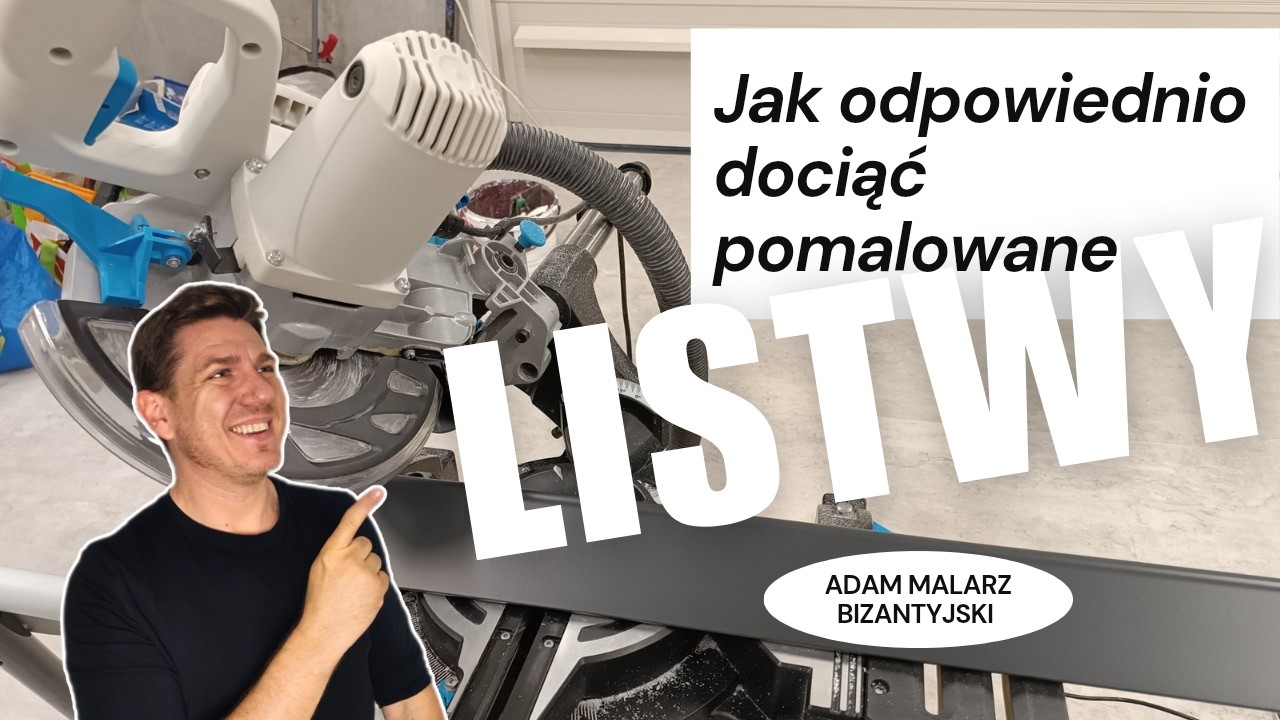 JAK PROFESJONALNIE DOCIĄĆ LAKIEROWANE LISTWY! ANTRACYT. Odpowiedni montaż to klucz do sukcesu.
