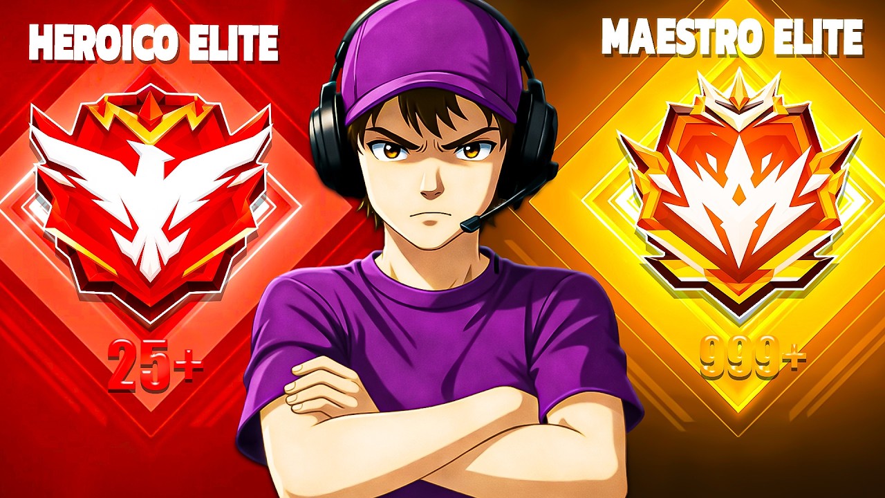 Lograre Pasar de HEROICO ELITE a MAESTRO ELITE en De-Clasificatoria Free Fire! 😱