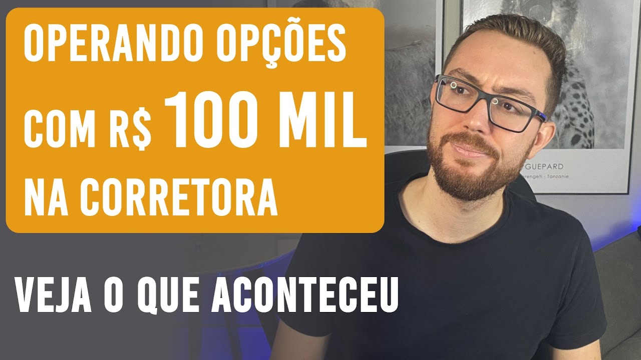 OPERANDO OPÇÕES COM 100 MIL REAIS NA CORRETORA: LUCREI MAS TIVE UMA SURPRESA | VENDA DE PUT NA ÓRAMA