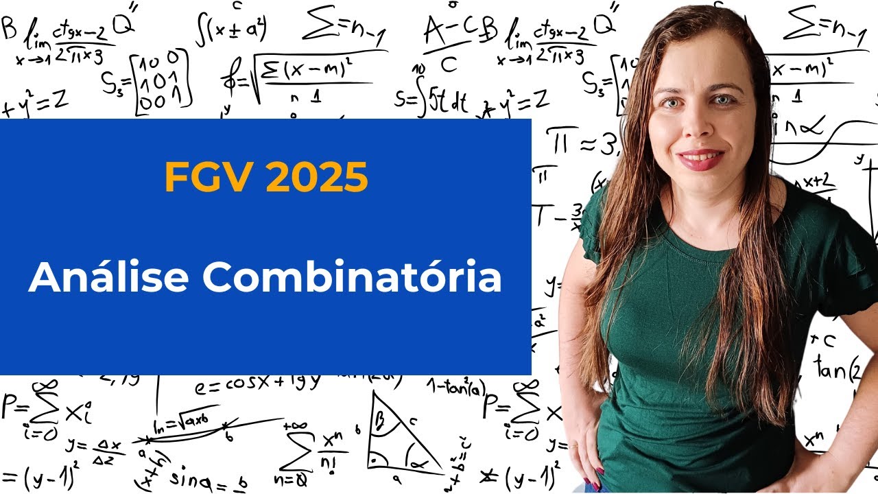 Análise Combinatória FGV 2025 | Questão da PM-SP (Aluno Oficial) Resolvida Passo a Passo