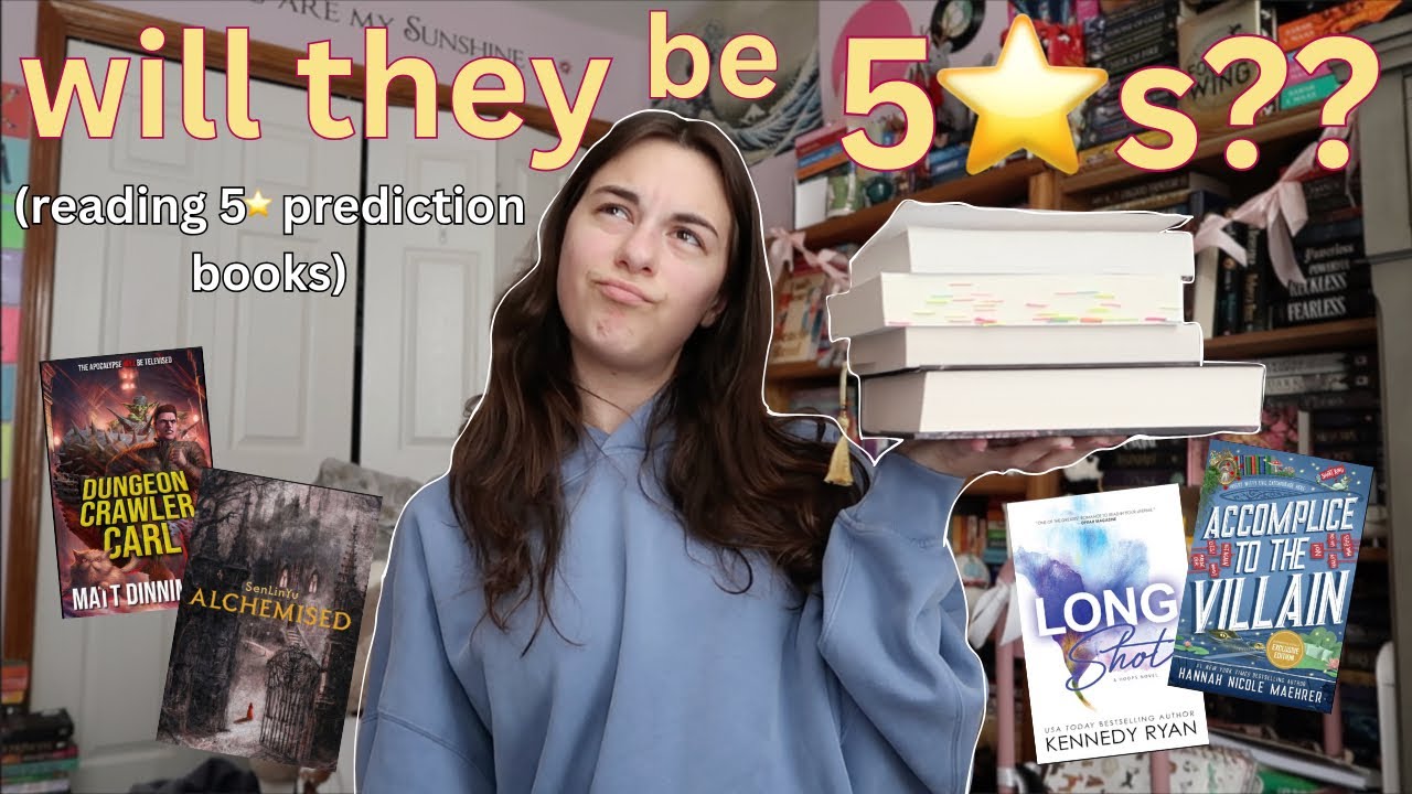 can I find my first 5⭐️ of the year? reading 5 star prediction books📚