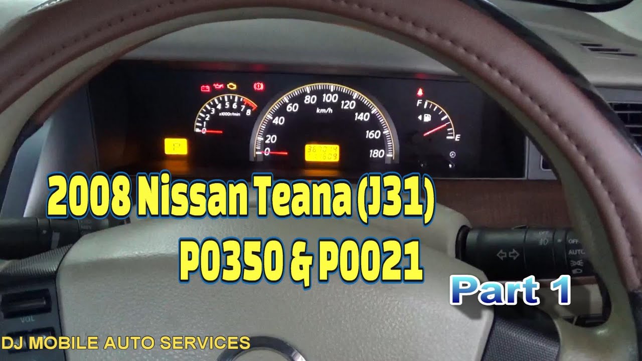 Использование HS502 для поиска неисправностей зажигания на двигателе Nissan J31 2008 года. Ошибка...