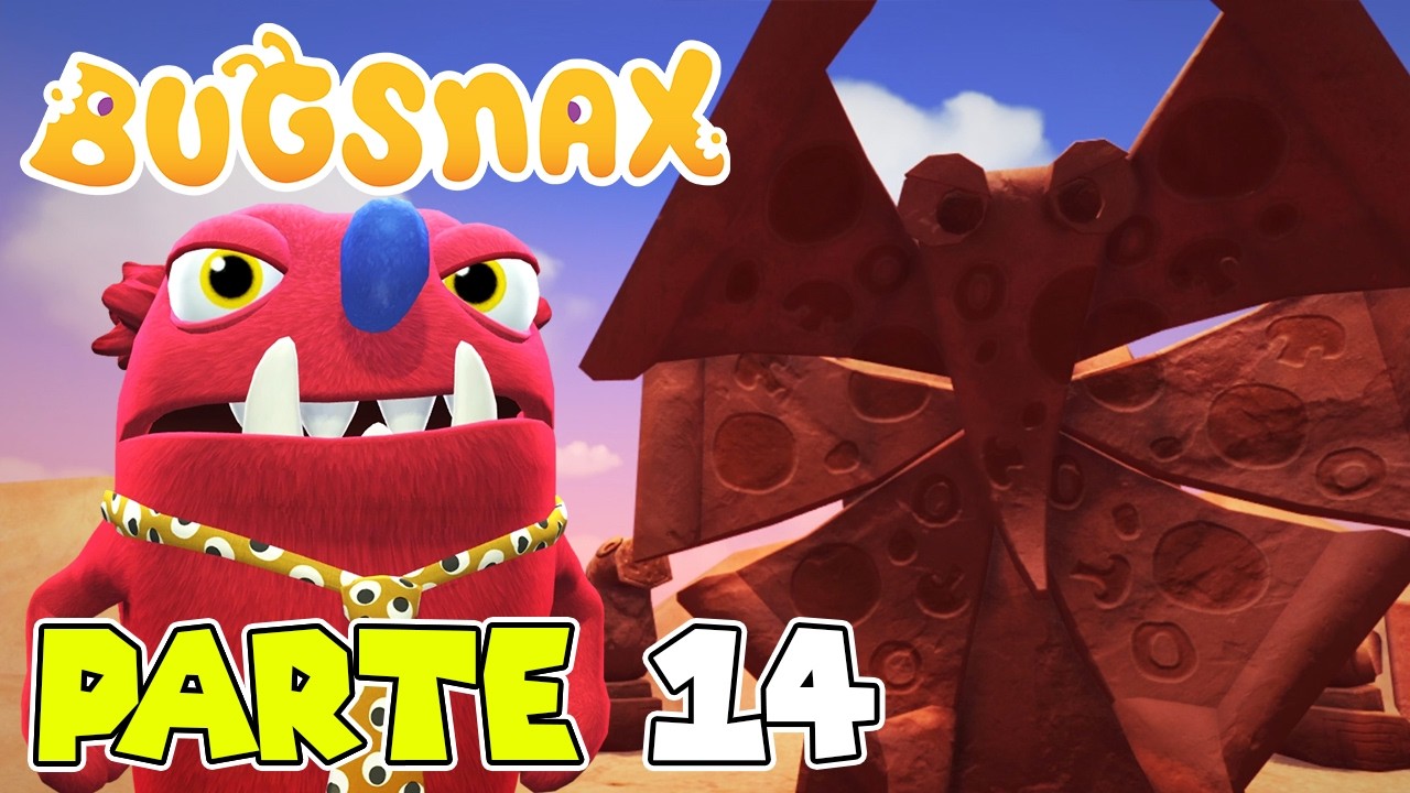 &iexcl;BATALLA CONTRA LA PIZZA GIGANTE! | PARTE #14 | BUGSNAX